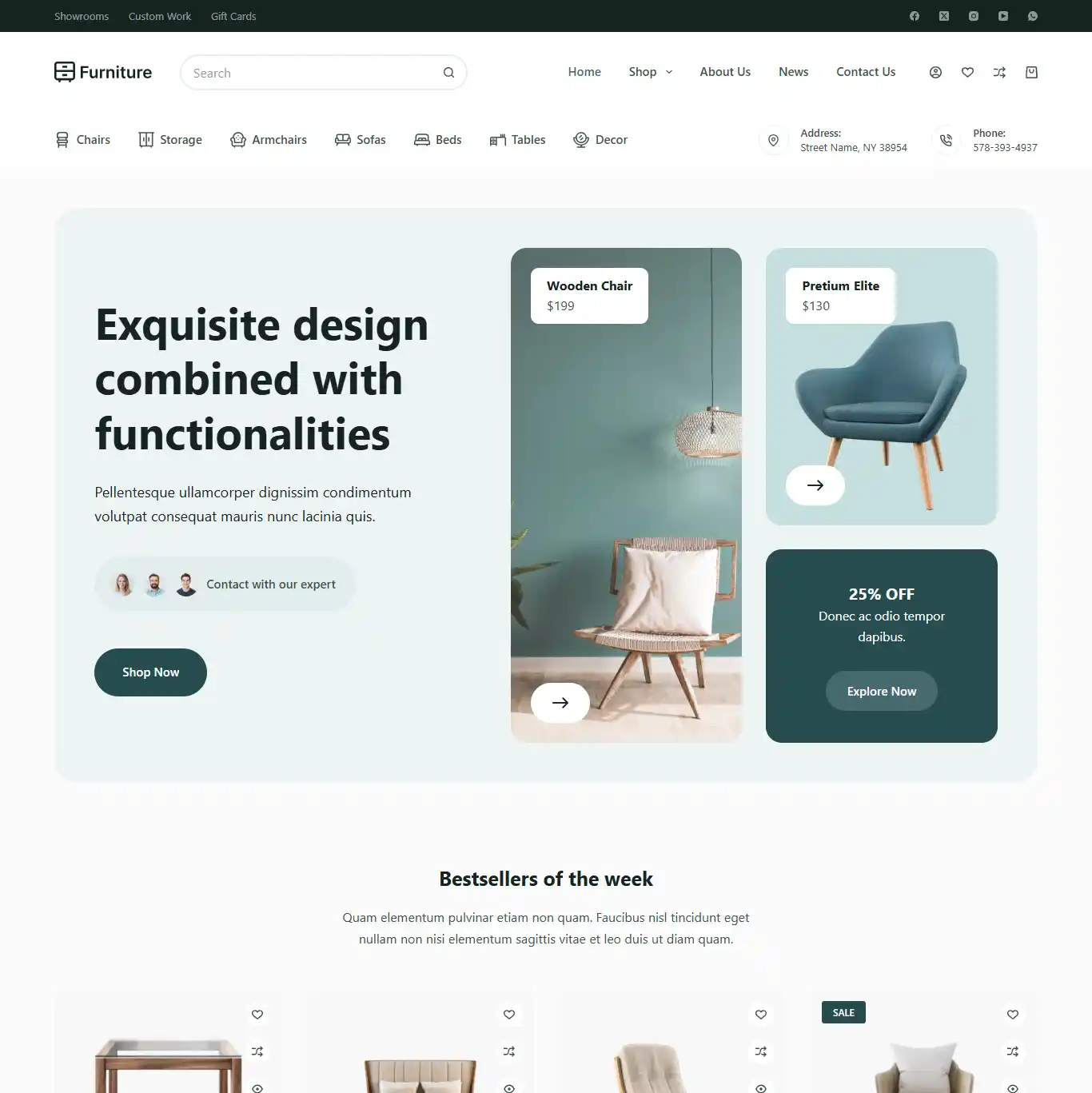 Blocksy Home Decor - Mẫu Web Bán Đồ Nội Thất SEO Đỉnh Cao