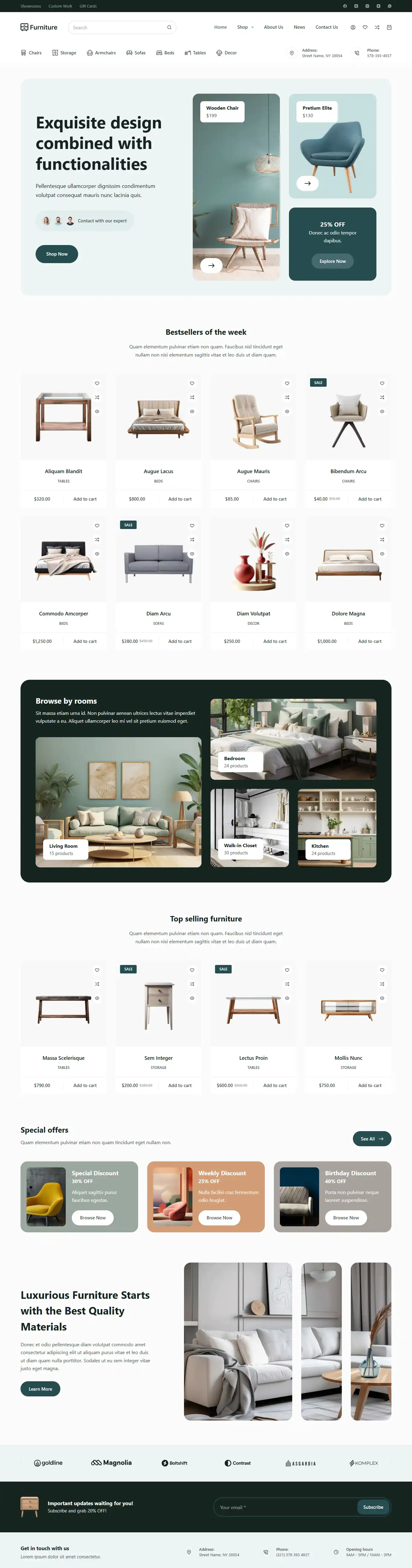 Blocksy Home Decor - Mẫu Web Bán Đồ Nội Thất SEO Đỉnh Cao