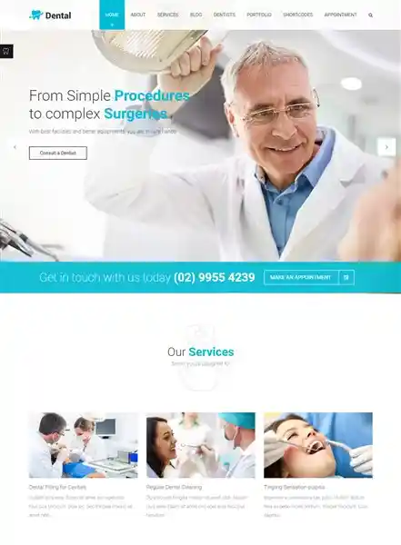 Dental: Mẫu Website Nha Khoa & Chăm Sóc Răng Miệng Đẹp hình đại diện
