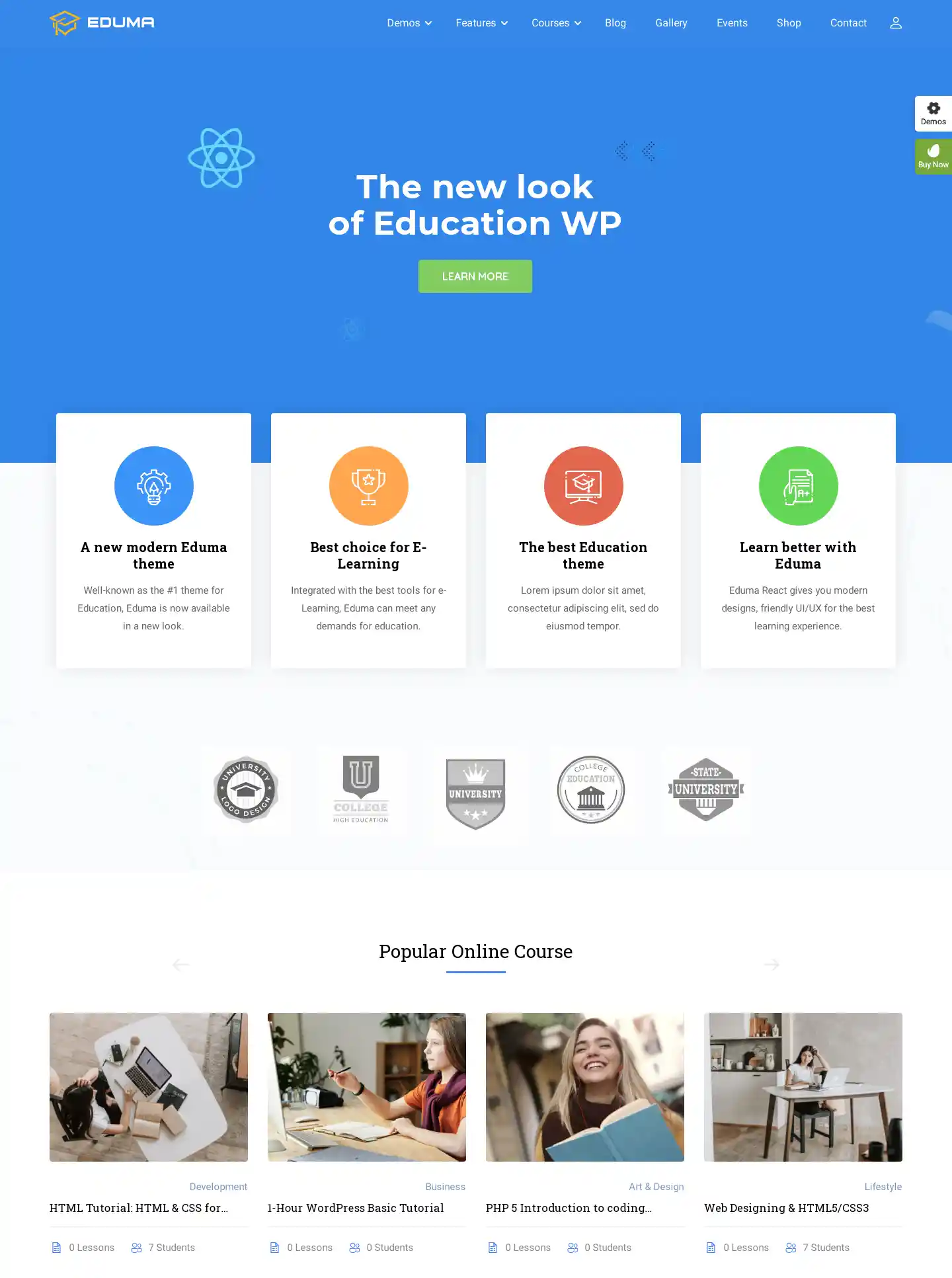 Eduma – Giao diện website giáo dục hiện đại, chuẩn SEO hình đại diện