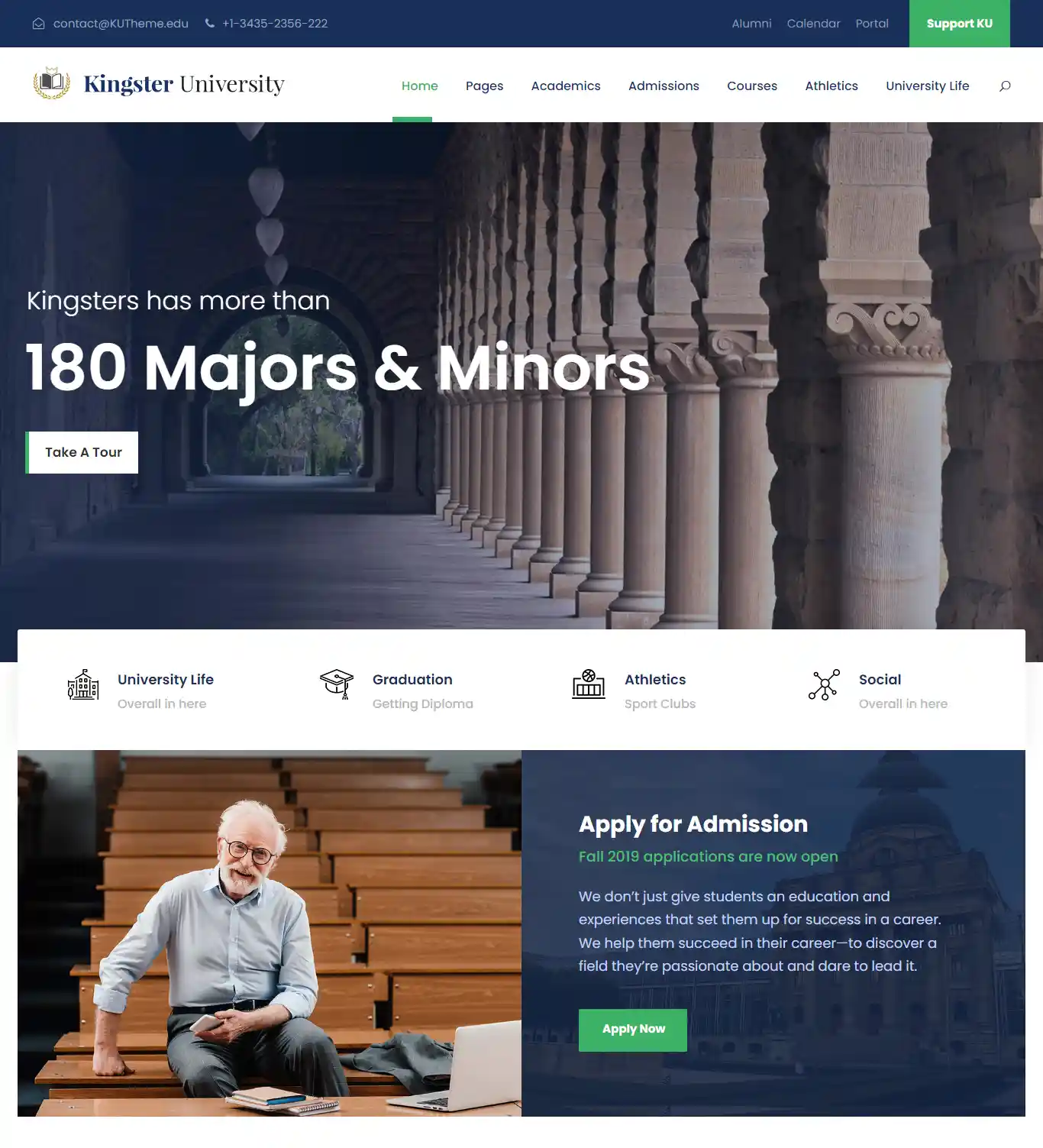 Kingster - Giao Diện Web Giáo Đục & Tuyển Sinh Chuẩn SEO hình đại diện