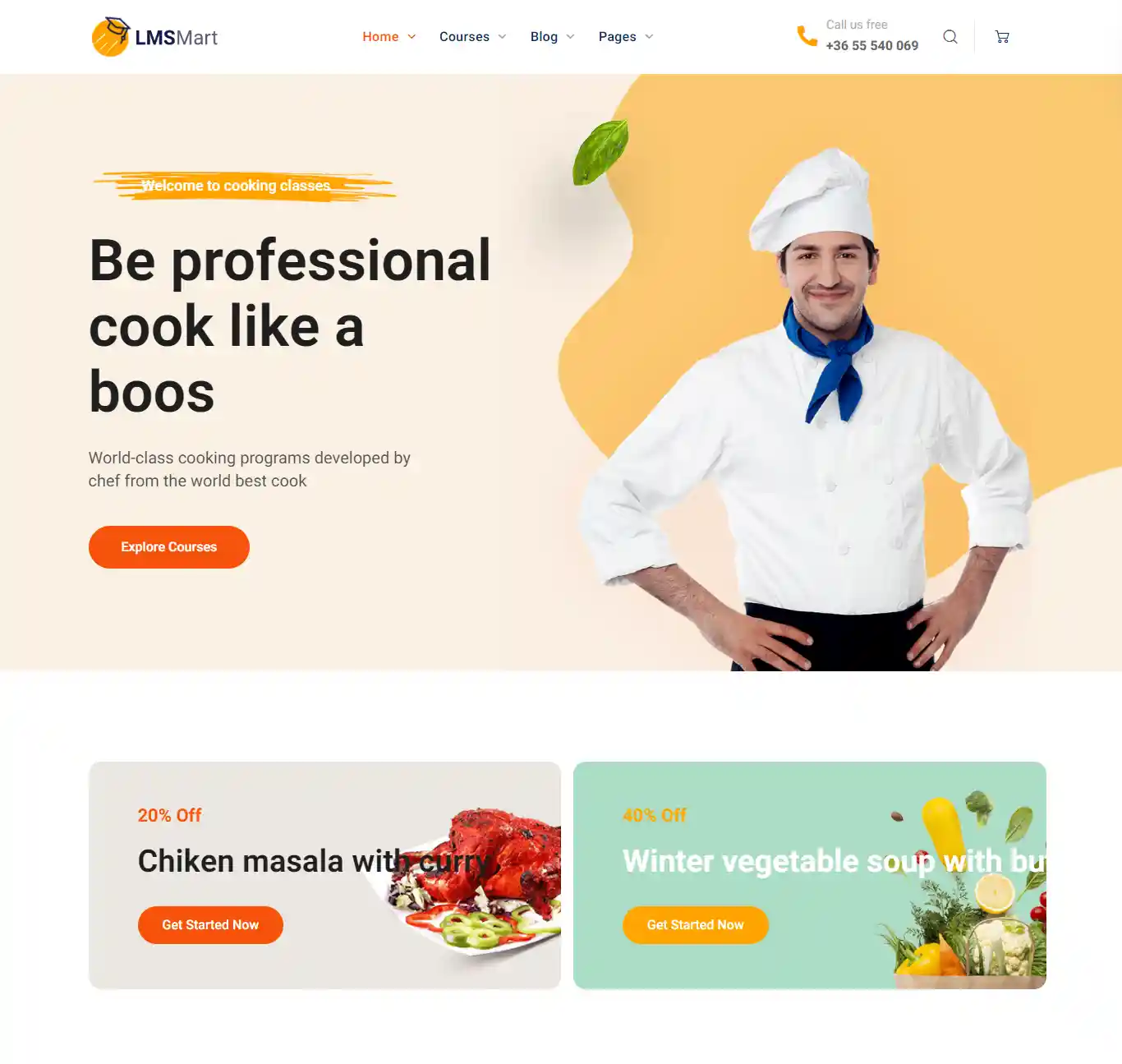 LMSMart - Mẫu Website Dạy Nghề & Học Kỹ Năng Online Đẹp hình đại diện