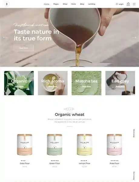 Santé - Giao Diện Web Bán Trà & Thực Phẩm Organic Đẹp hình đại diện