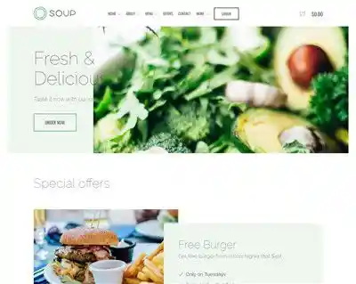 Suelo - Mẫu Website Nhà Hàng Dễ Sử Dụng & Chuẩn SEO 2026