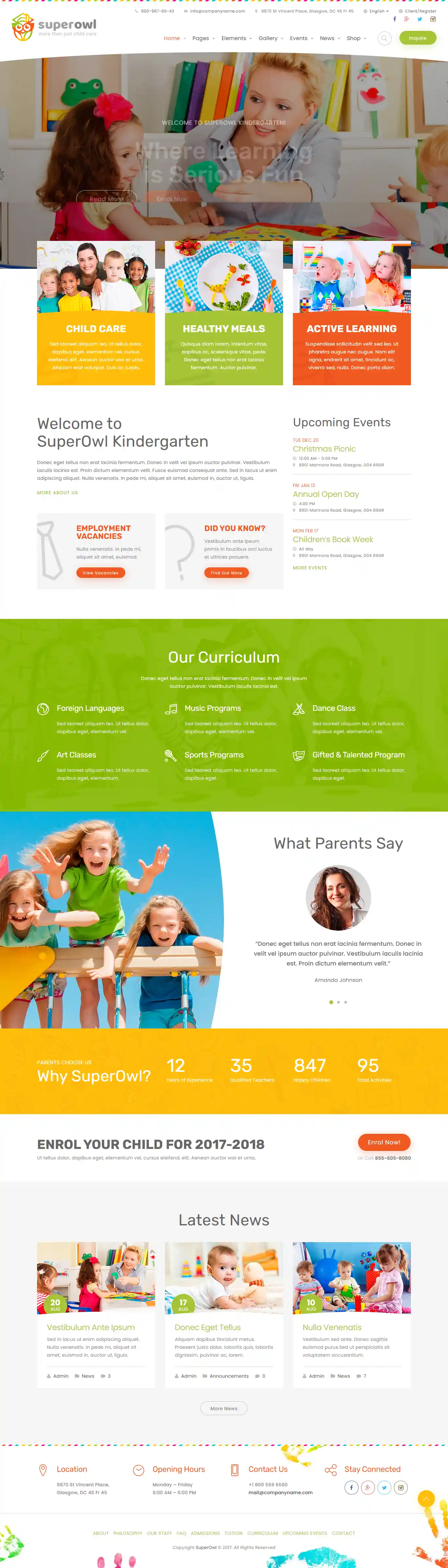 Superowl - Giao Diện Web Trường Học & Khóa Học Chuẩn SEO