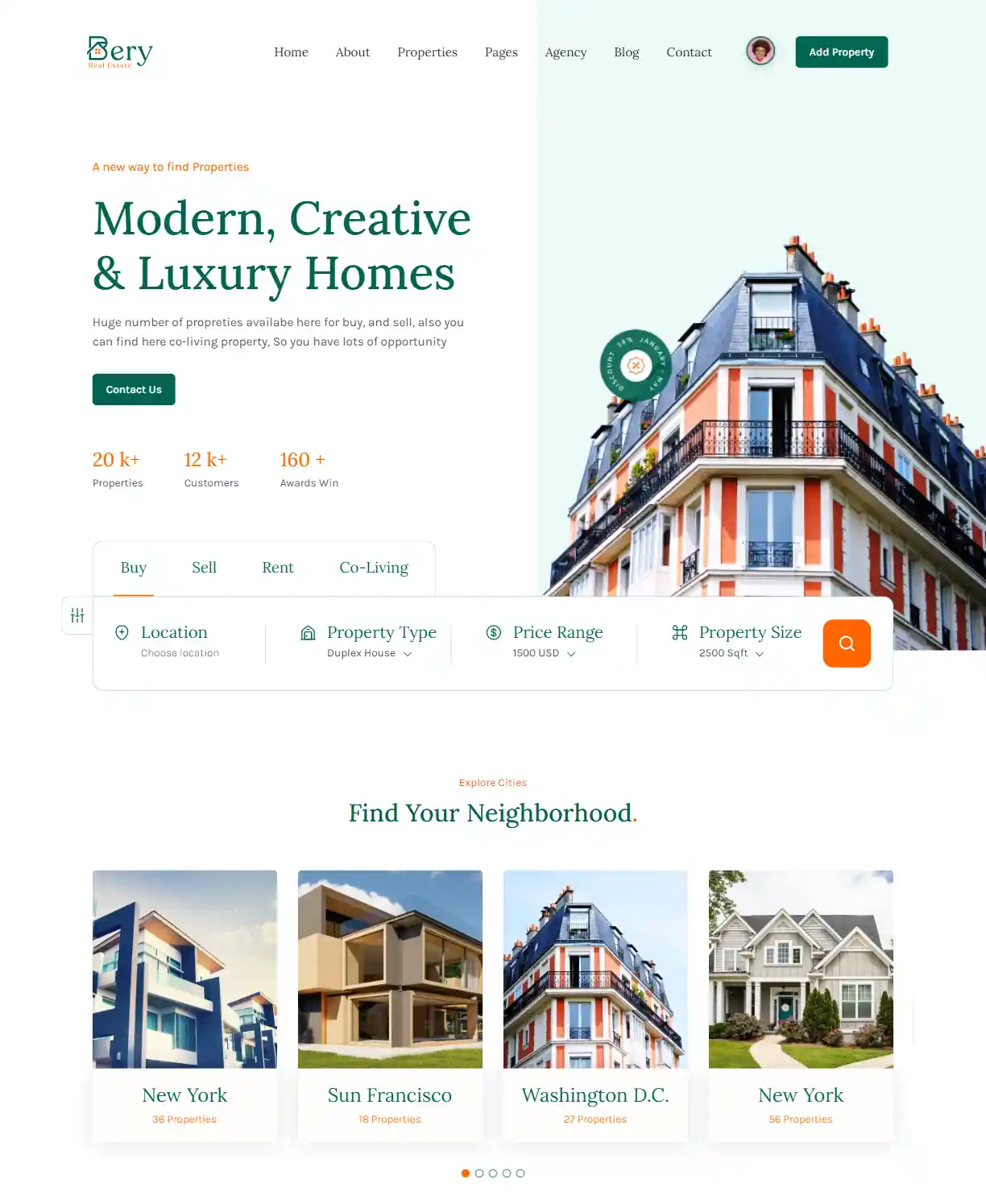 Thiết kế website bất động sản Bery chuẩn SEO hình đại diện