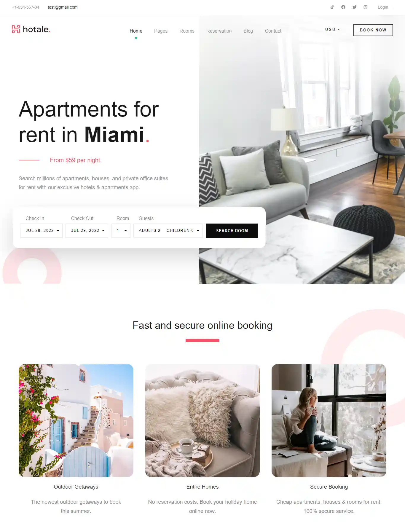 Thiết kế website bất động sản Holate chuẩn SEO hình đại diện