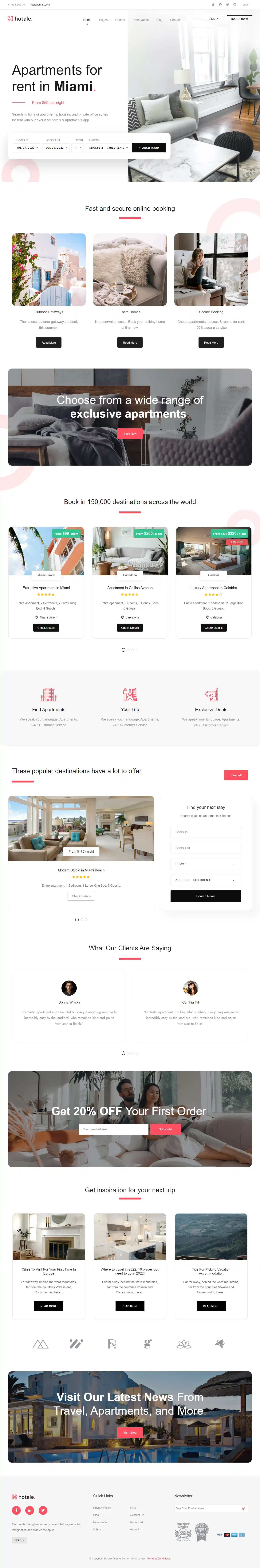 Thiết kế website bất động sản Holate chuẩn SEO