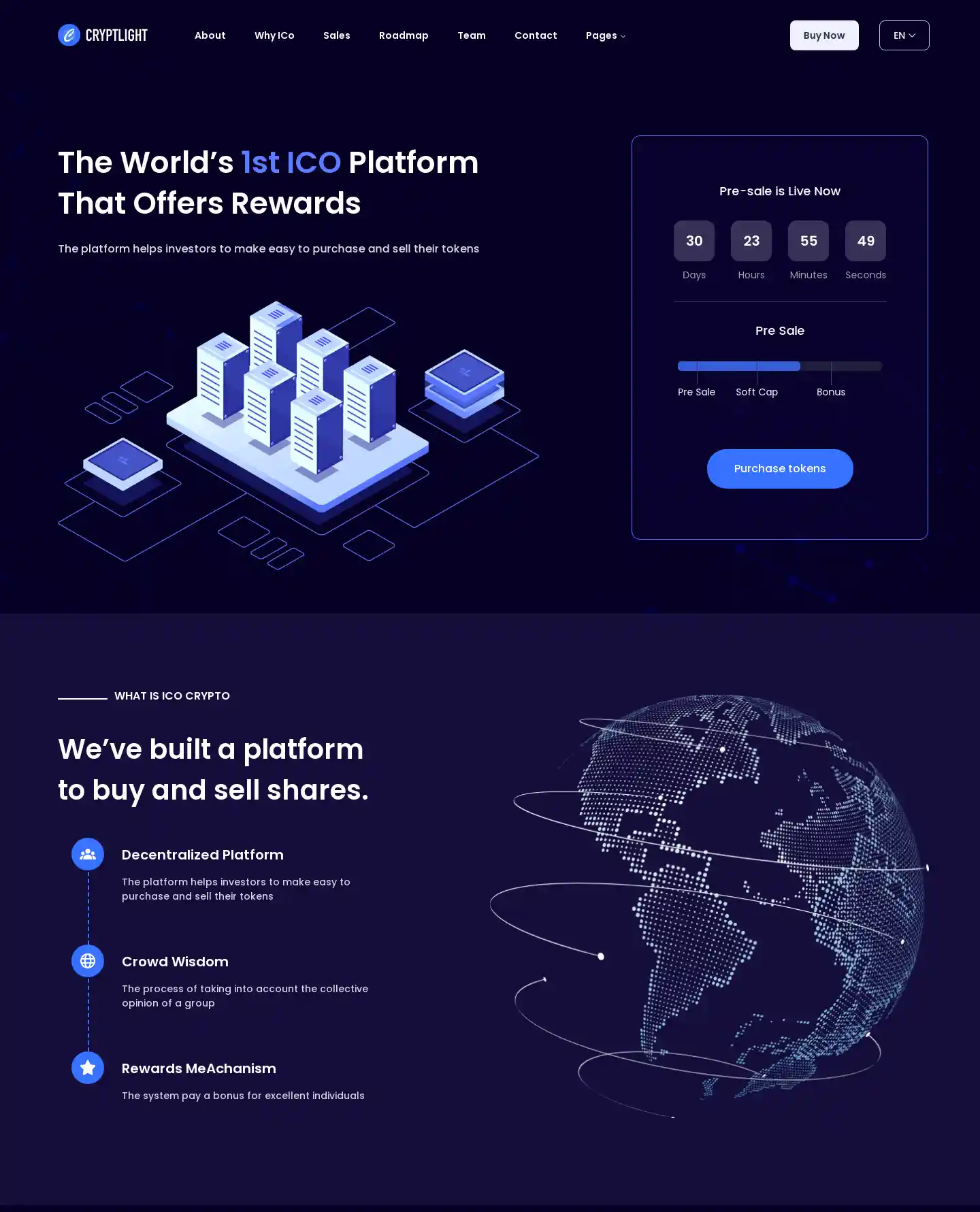 Thiết kế website công nghệ Cryptlight chuẩn SEO hình đại diện