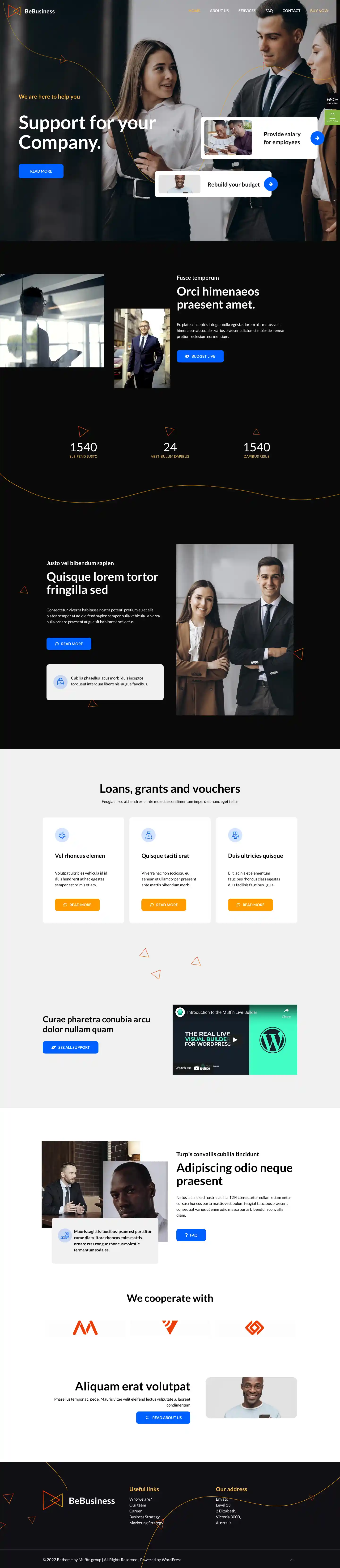 Thiết kế website dịch vụ BeBusiness chuẩn SEO