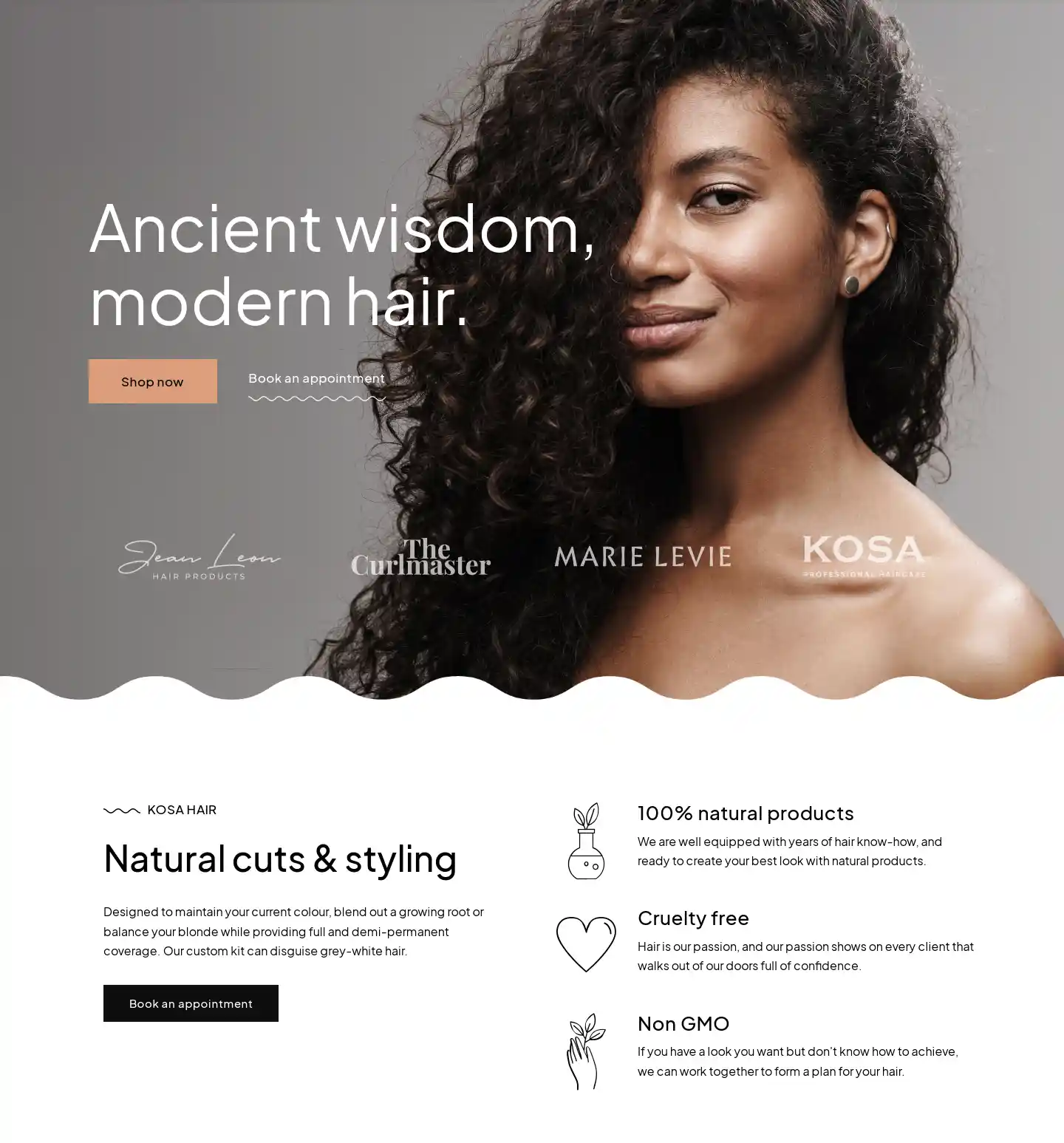 Thiết kế website salon tóc Kosa chuẩn SEO hình đại diện