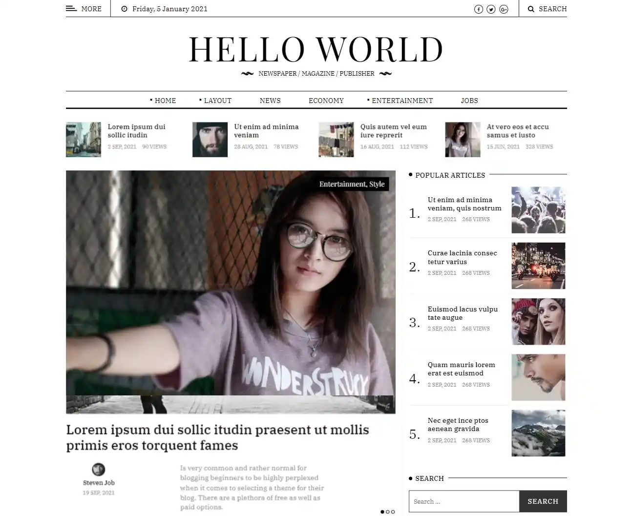 Thiết kế website Tin tức Hewo hiện đại, chuyên nghiệp hình đại diện