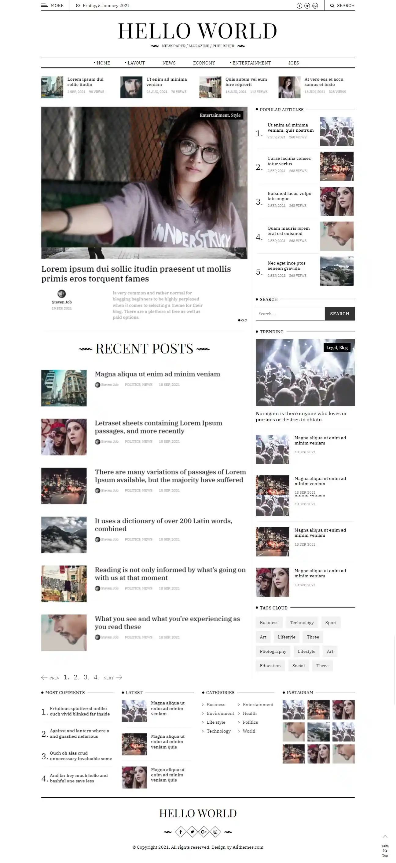 Thiết kế website Tin tức Hewo hiện đại, chuyên nghiệp