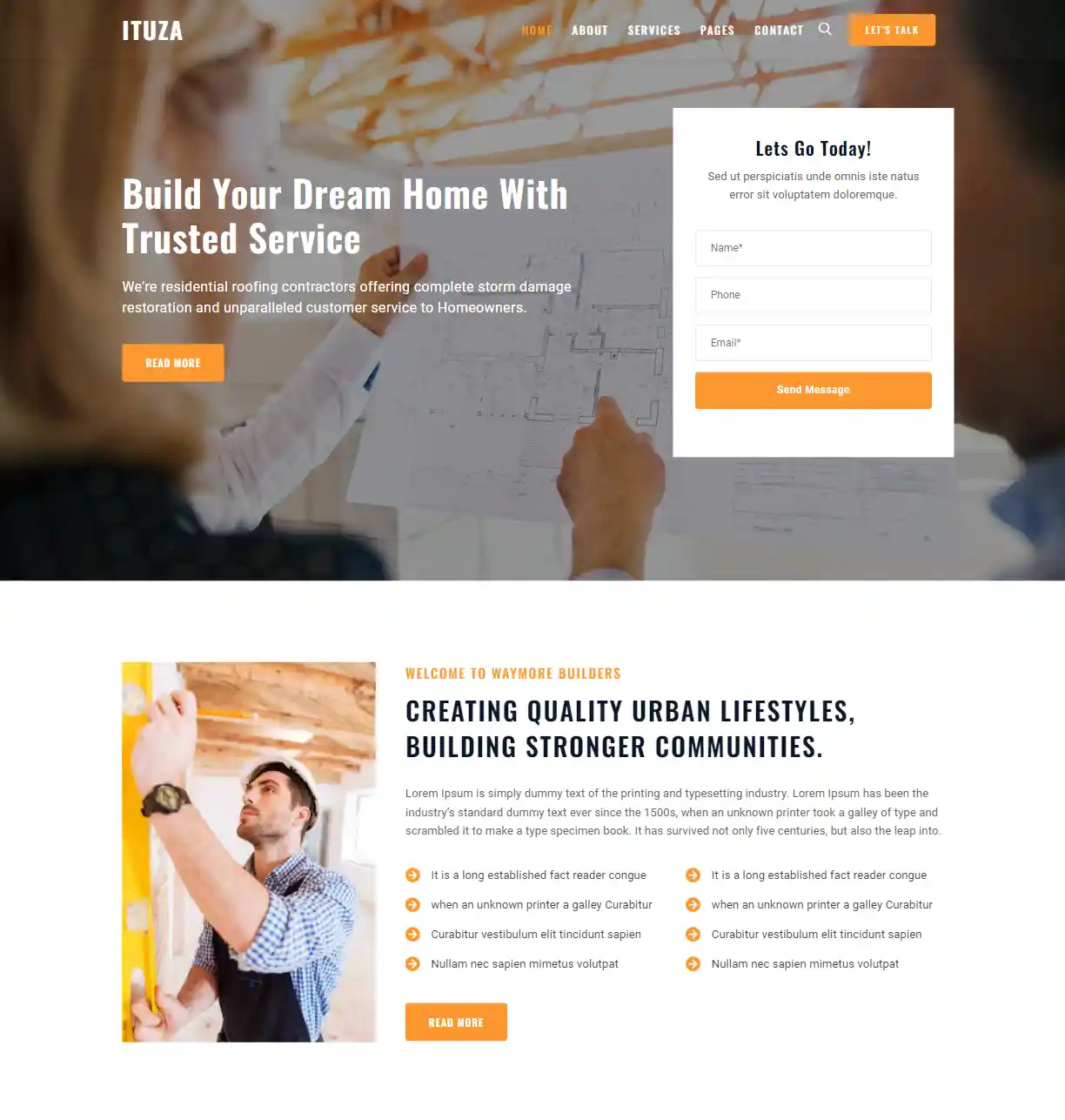 Thiết kế website xây dựng Ituza chuẩn SEO