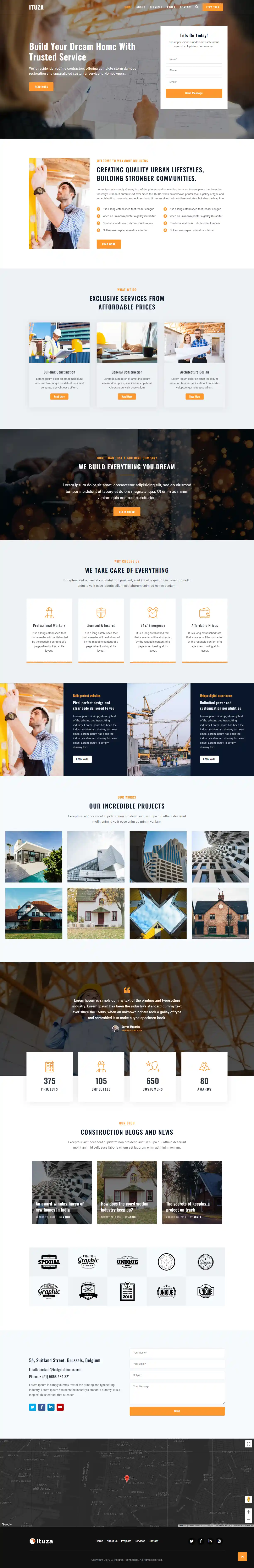 Thiết kế website xây dựng Ituza chuẩn SEO
