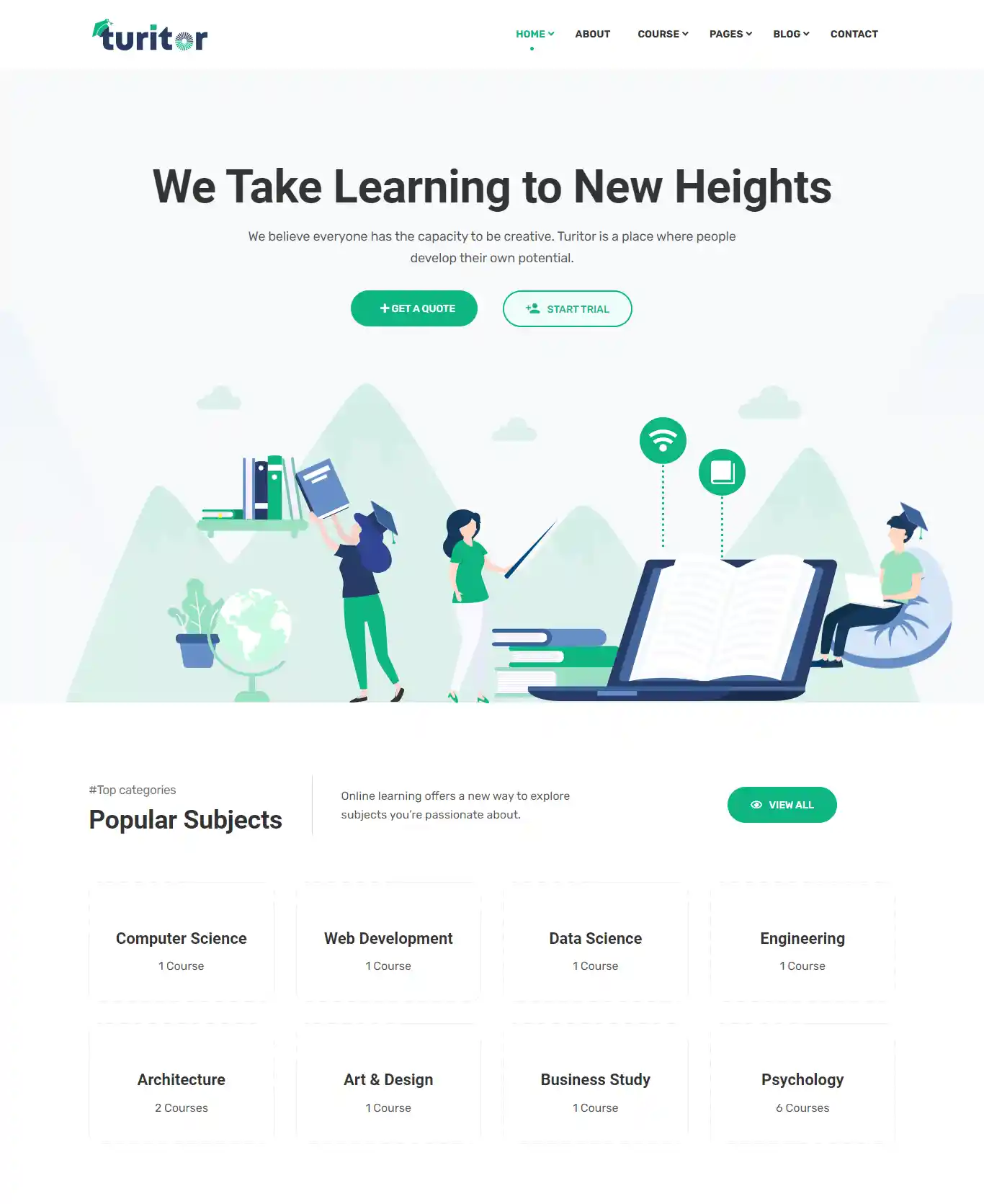 Turitor: Mẫu Website Trường Đại Học & Học Viện Chuyên Nghiệp hình đại diện