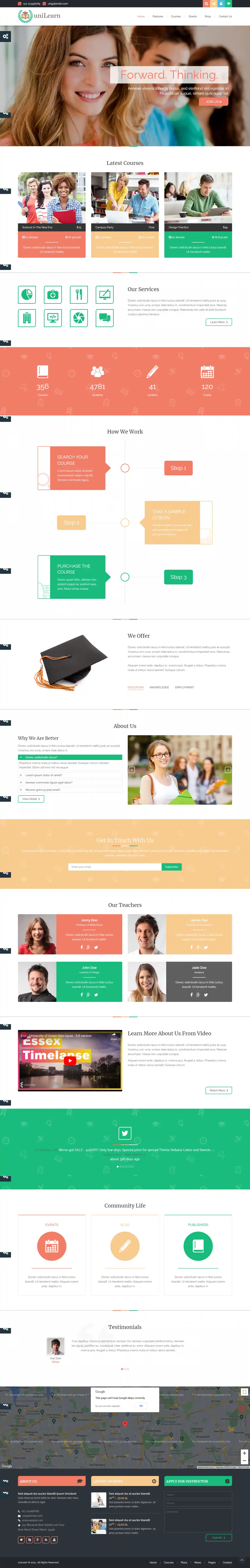 UniLearn - Giao Diện Web Giáo Dục & Đào Tạo Chuẩn SEO