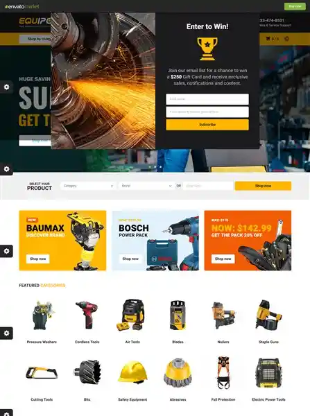 Equipoic: Mẫu Website Dụng Cụ Cơ Khí & Kim Khí Chuẩn SEO hình đại diện