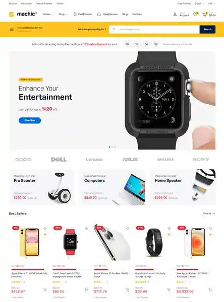 Machic: Mẫu Website Thiết Bị Công Nghệ Đẹp & Chuẩn SEO hình đại diện