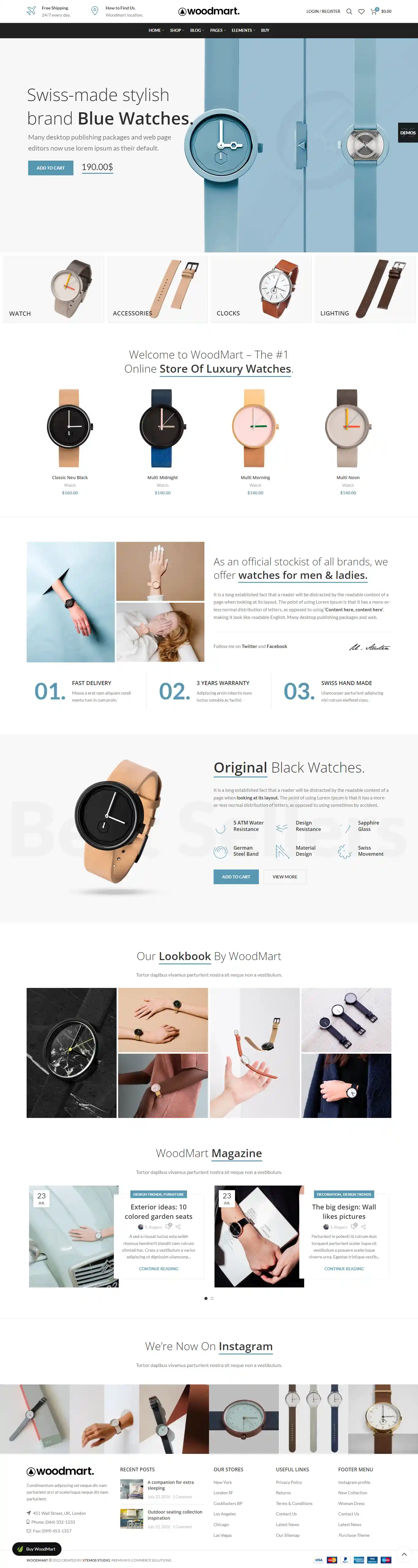 Woodmart web bán đồng hồ
