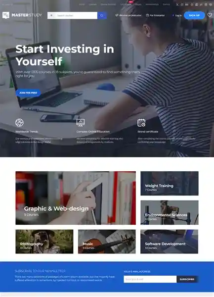 MasterStudy - Giao Diện Website Học Trực Tuyến chuẩn SEO