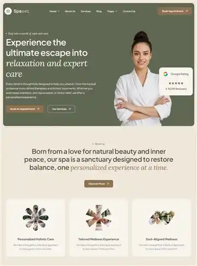 Spawell web thẩm mỹ